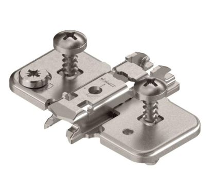 Click Here To Enlarge This Photo Of 174H7100E BLUM CLIP 0mm Cruciform Steel Cam Adjustable Mounting Plate Expando