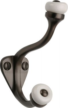 Click Here To Enlarge This Photo Of V1048-MB Heritage Brass Hat & Coat Hook Matt Bronze Finish