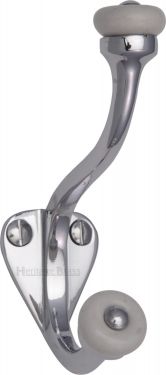Click Here To Enlarge This Photo Of V1048-PC Heritage Brass Hat & Coat Hook Polished Chrome Finish