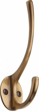 Click Here To Enlarge This Photo Of V1050-AT Heritage Brass Hat & Coat Hook Antique Brass Finish
