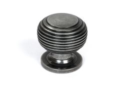 46465 From the Anvil Pewter Beehive Cabinet Knob 30mm