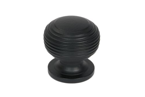 Click Here To Enlarge This Photo Of 46466 From the Anvil Matt Black Beehive Cabinet Knob 30mm