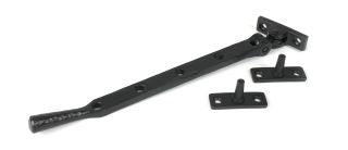 46479 From the Anvil Matt Black 10" Hammered Newbury Stay