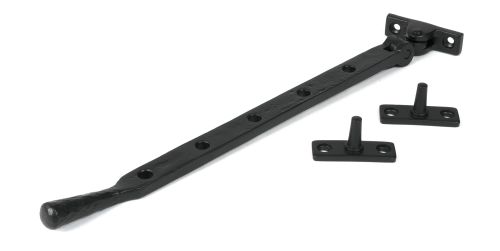 Click Here To Enlarge This Photo Of 46482 From the Anvil Matt Black 12" Hammered Newbury Stay