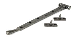 46483 From the Anvil Pewter 12" Hammered Newbury Stay