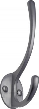 Click Here To Enlarge This Photo Of V1050-SC Heritage Brass Hat & Coat Hook Satin Chrome Finish