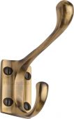 V1056-AT Heritage Brass Hat & Coat Hook Antique Brass Finish