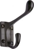 V1056-MB Heritage Brass Hat & Coat Hook Matt Bronze Finish