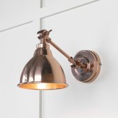 49714 From the Anvil Smooth Copper Brindley Wall Light