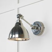 49715 From the Anvil Smooth Nickel Brindley Wall Light