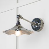 49724 From the Anvil Smooth Nickel Flora Wall Light