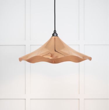 Click Here To Enlarge This Photo Of 49729 From the Anvil Smooth Copper Flora Pendant