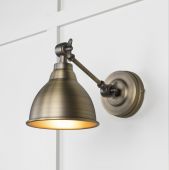 49733 From the Anvil Aged Brass Brindley Wall Light