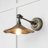 49735 From the Anvil Aged Brass Flora Wall Light