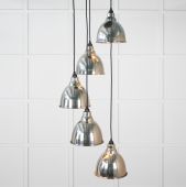 49737 From the Anvil Smooth Nickel Brindley Cluster Pendant