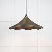 49747 From the Anvil Aged Brass Flora Pendant