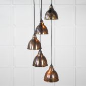 49748 From the Anvil Burnished Brindley Cluster Pendant