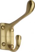 V1056-SB Heritage Brass Hat & Coat Hook Satin Brass Finish