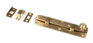 50918 From the Anvil Satin Brass 6" Universal Bolt