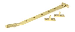 50923 From the Anvil Satin Brass 12" Brompton Stay
