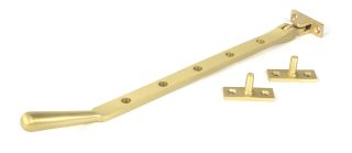 50928 From the Anvil Satin Brass 12" Newbury Stay