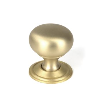 Click Here To Enlarge This Photo Of 50929 From the Anvil Satin Brass Mushroom Cabinet Knob 32mm
