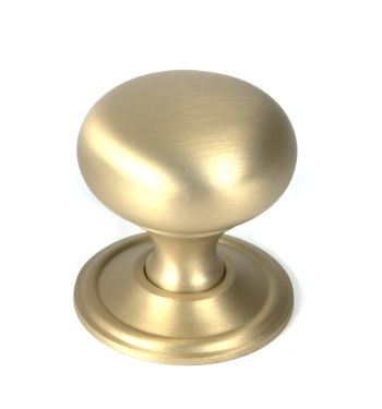 Click Here To Enlarge This Photo Of 50930 From the Anvil Satin Brass Mushroom Cabinet Knob 38mm