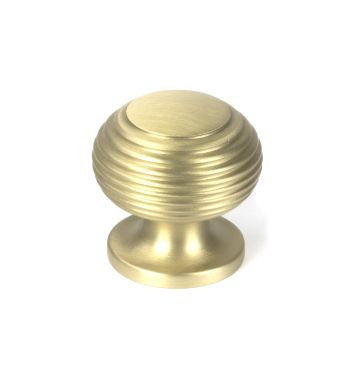 Click Here To Enlarge This Photo Of 50931 From the Anvil Satin Brass Beehive Cabinet Knob 30mm