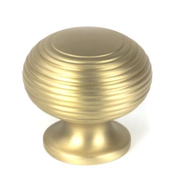 Click Here To Enlarge This Photo Of 50932 From the Anvil Satin Brass Beehive Cabinet Knob 40mm