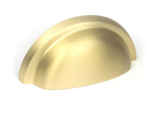 Click Here To Enlarge This Photo Of 50943 From the Anvil Satin Brass Regency Concealed Drawer Pull