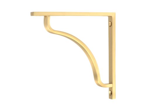 Click Here To Enlarge This Photo Of 51087 From the Anvil Satin Brass Abingdon Shelf Bracket (150mm x 150mm)