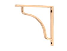 51093 From the Anvil Polished Bronze Abingdon Shelf Bracket (150mm x 150mm)