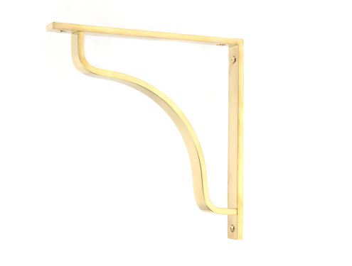 Click Here To Enlarge This Photo Of 51095 From the Anvil Polished Brass Abingdon Shelf Bracket (200mm x 200mm)