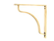 51096 From the Anvil Aged Brass Abingdon Shelf Bracket (200mm x 200mm)