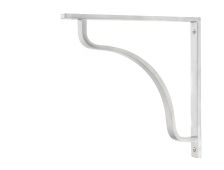 51100 From the Anvil Satin Chrome Abingdon Shelf Bracket (200mm x 200mm)
