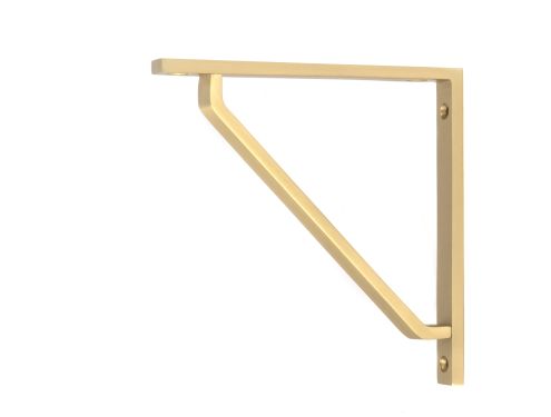 Click Here To Enlarge This Photo Of 51107 From the Anvil Satin Brass Barton Shelf Bracket (150mm x 150mm)