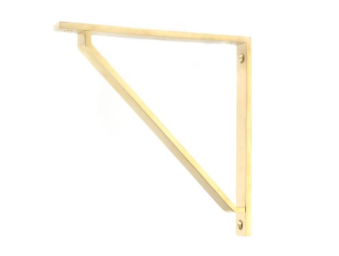 Click Here To Enlarge This Photo Of 51115 From the Anvil Polished Brass Barton Shelf Bracket (200mm x 200mm)