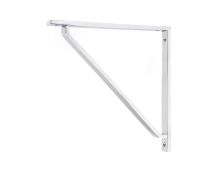 51119 From the Anvil Polished Chrome Barton Shelf Bracket (200mm x 200mm)