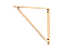 51123 From the Anvil Polished Bronze Barton Shelf Bracket (200mm x 200mm)