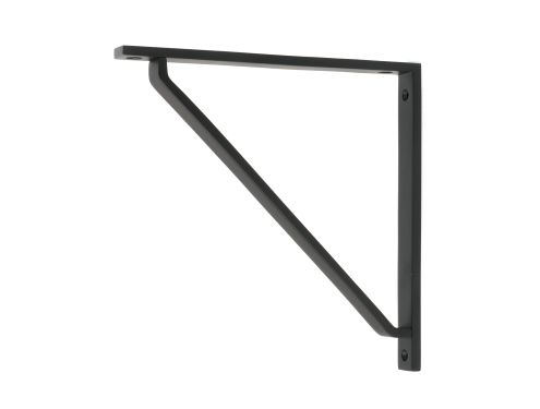 Click Here To Enlarge This Photo Of 51124 From the Anvil Matt Black Barton Shelf Bracket (200mm x 200mm)