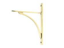 51126 From the Anvil Aged Brass Apperley Shelf Bracket (260mm x 200mm)