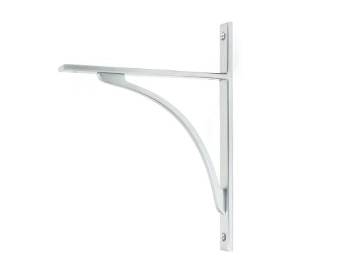 Click Here To Enlarge This Photo Of 51130 From the Anvil Satin Chrome Apperley Shelf Bracket (260mm x 200mm)