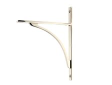 51131 From the Anvil Polished Nickel Apperley Shelf Bracket (260mm x 200mm)