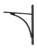 51134 From the Anvil Matt Black Apperley Shelf Bracket (260mm x 200mm)