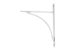 51139 From the Anvil Polished Chrome Apperley Shelf Bracket (314mm x 250mm)