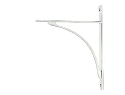 Click Here To Enlarge This Photo Of 51140 From the Anvil Satin Chrome Apperley Shelf Bracket (314mm x 250mm)