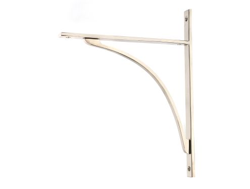 Click Here To Enlarge This Photo Of 51141 From the Anvil Polished Nickel Apperley Shelf Bracket (314mm x 250mm)