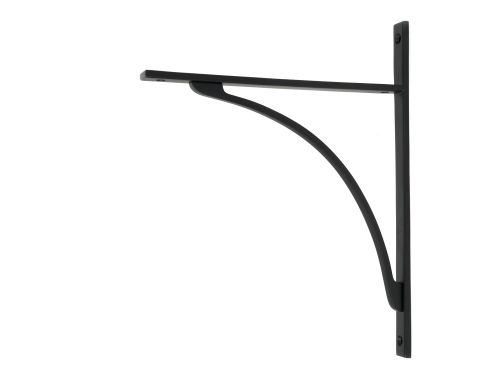 Click Here To Enlarge This Photo Of 51144 From the Anvil Matt Black Apperley Shelf Bracket (314mm x 250mm)