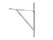 51150 From the Anvil Satin Chrome Chalfont Shelf Bracket (260mm x 200mm)