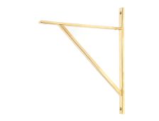 51155 From the Anvil Polished Brass Chalfont Shelf Bracket (314mm x 250mm)